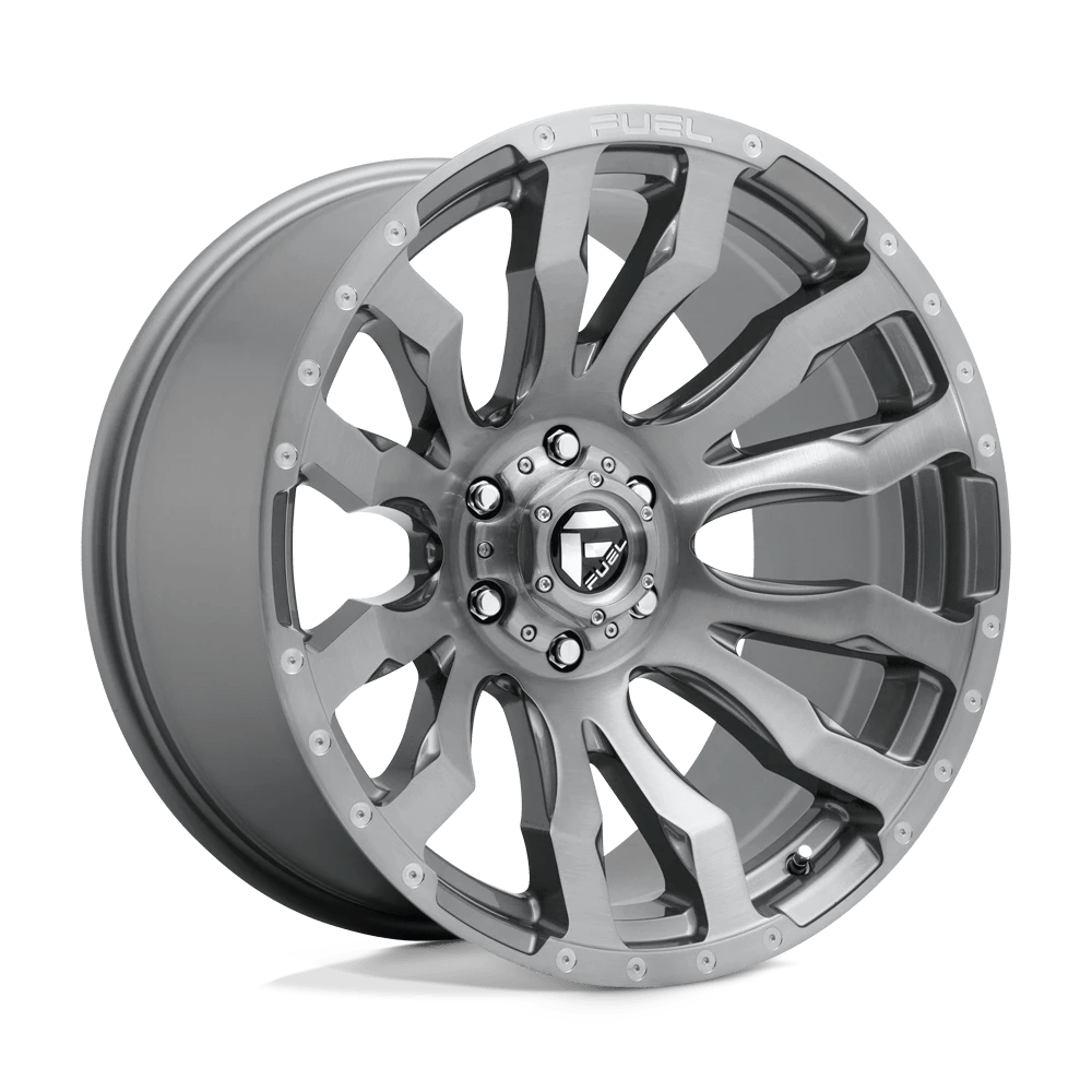Fuel 1pc D693 Blitz Brushed Gun Metal Tinted Clear 22x10 (-18) 6x135