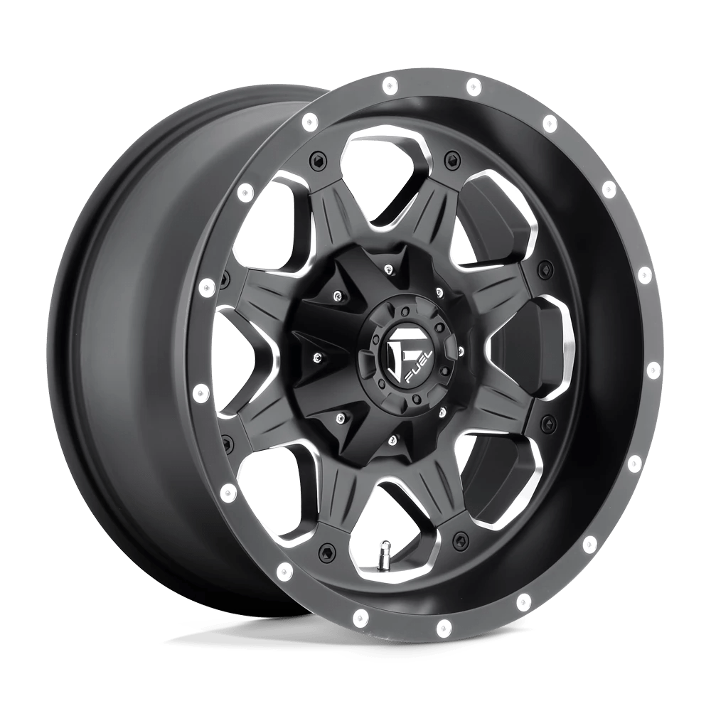 Fuel 1pc D534 Boost Matte Black Milled 18x9 (+1) 5x114.3/5x127