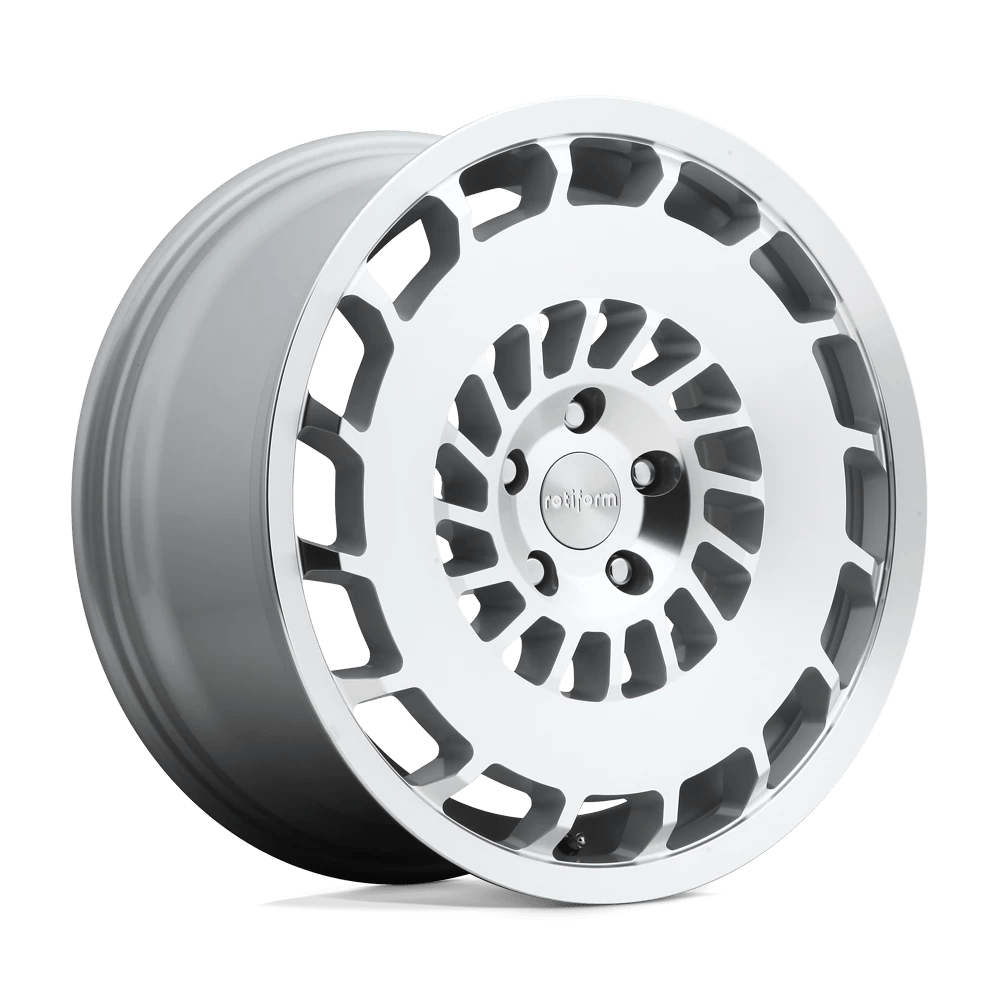 Rotiform 1pc R135 Ccv Gloss Silver Machined 19x8.5 (+45) 5x112