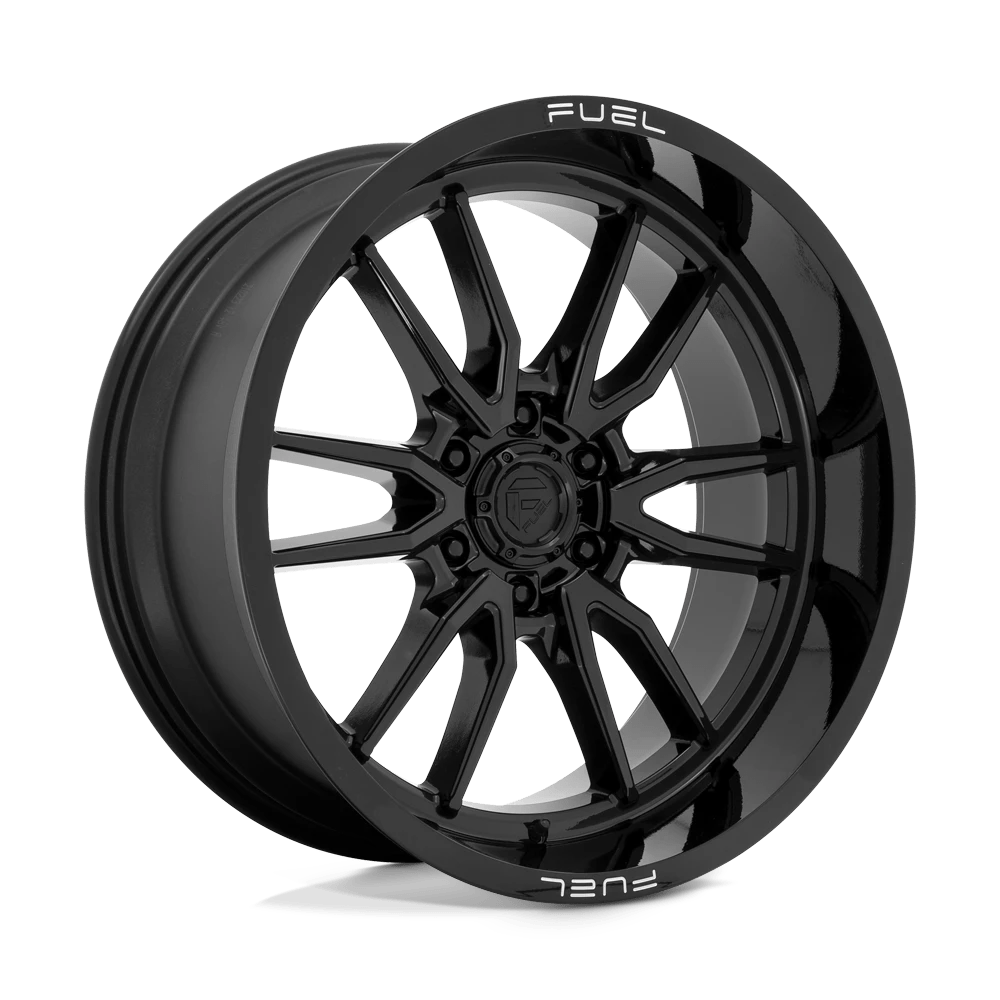 Fuel 1pc D760 Clash Gloss Black 22x10 (-18) 6x135
