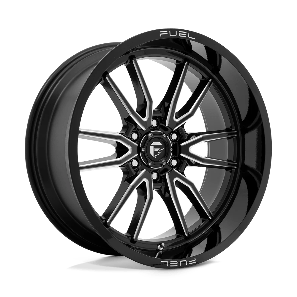 Fuel 1pc D761 Clash Gloss Black Milled 22x10 (-18) 6x135