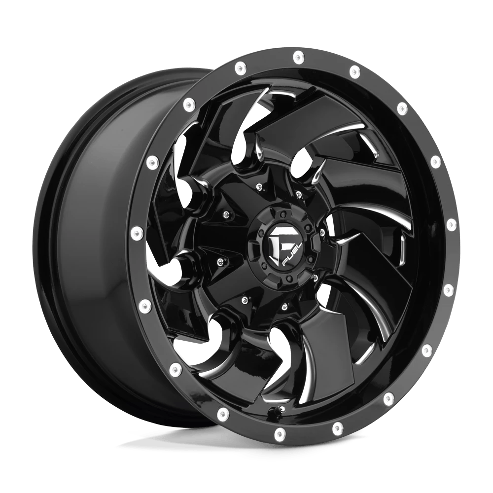 Fuel 1pc D574 Cleaver Gloss Black Milled 17x9 (-12) 6x135/6x139.7