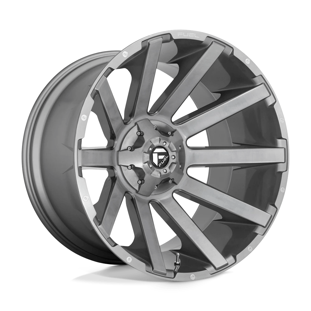 Fuel 1pc D714 Contra Platinum Brushed Gun Metal Tinted Clear 20x10 (-19) 6x135/6x139.7