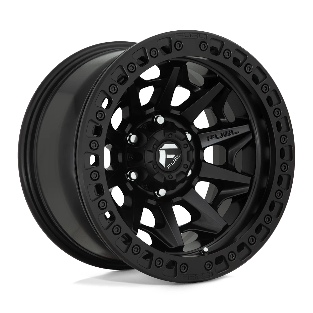 Fuel 1pc D114 Covert Beadlock Matte Black 17x9 (-15) 6x139.7