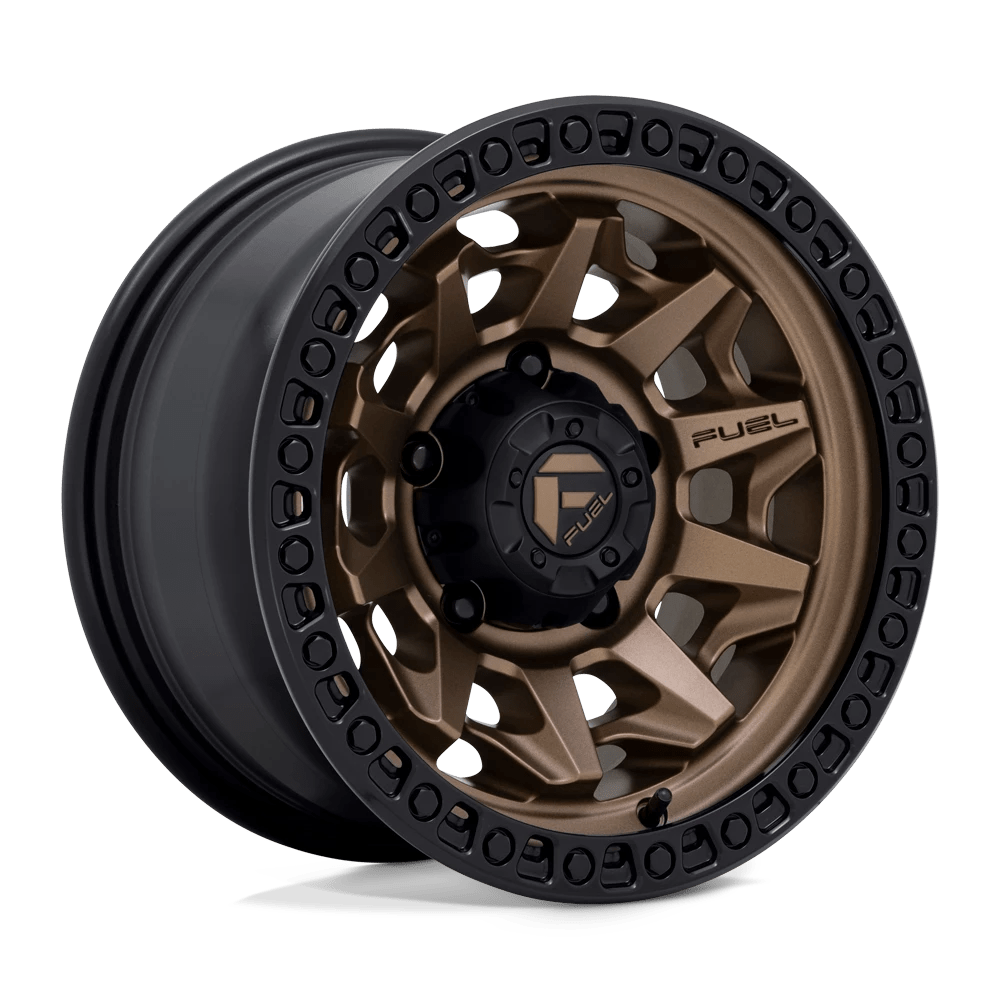 Fuel 1pc D696 Covert Matte Bronze Black Bead Ring 15x8 (-12) 5x139.7