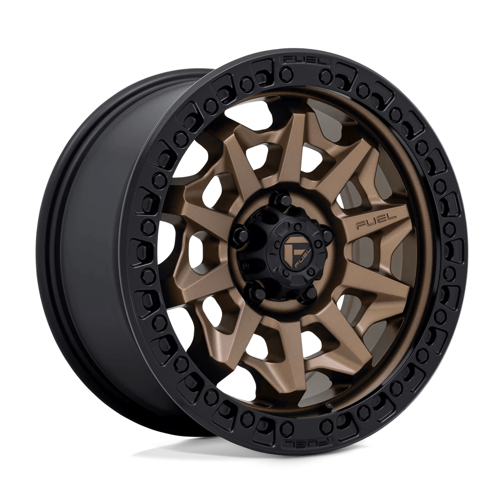 Fuel 1pc D696 Covert Matte Bronze Black Bead Ring 17x8.5 (+34) 5x120