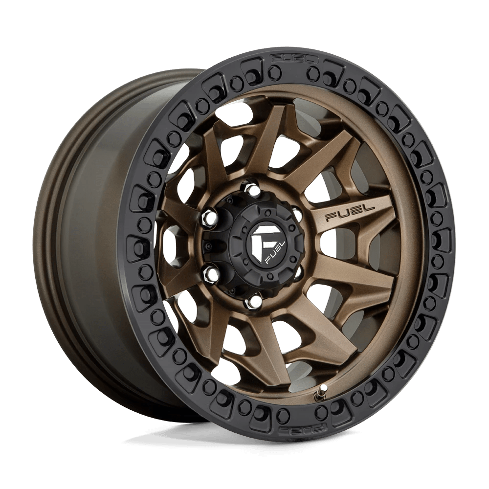 Fuel 1pc D696 Covert Matte Bronze Black Bead Ring 17x9 (-12) 6x139.7