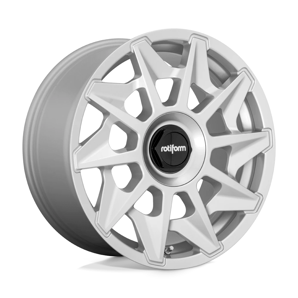Rotiform 1pc R124 Cvt Gloss Silver 19x8.5 (+35) 5x100/5x112