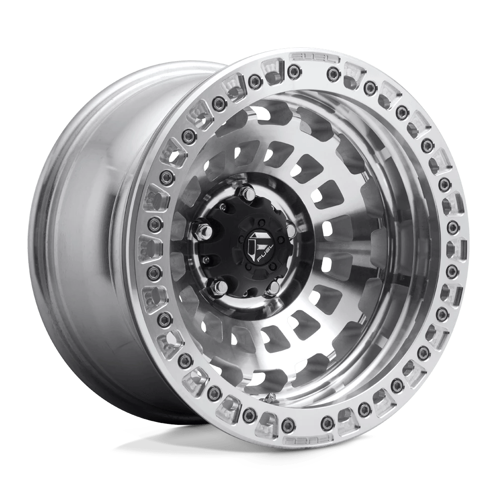 Fuel 1pc D102 Zephyr Beadlock Gloss Machined 17x9 (-15) 6x139.7