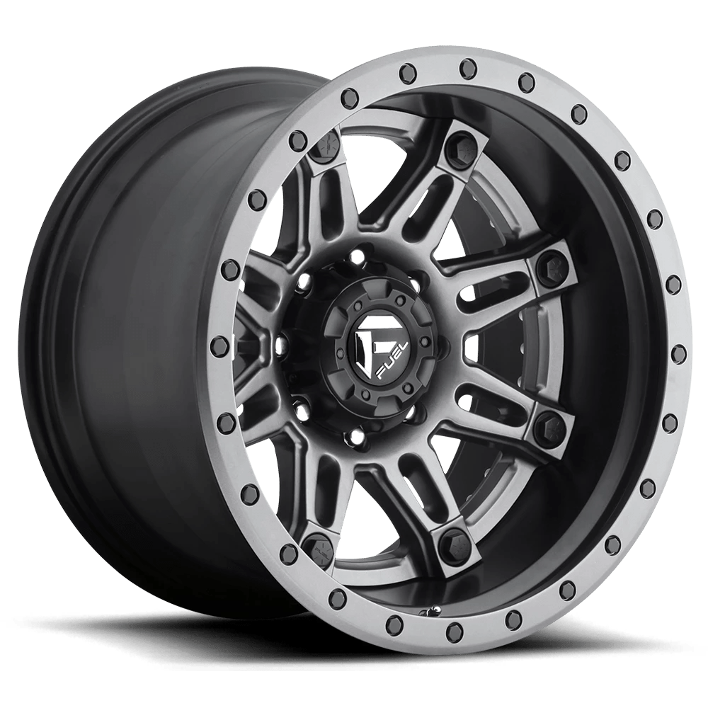 Fuel 2pc D232 Hostage Matte Gun Metal 20x10 (-19) 6x139.7