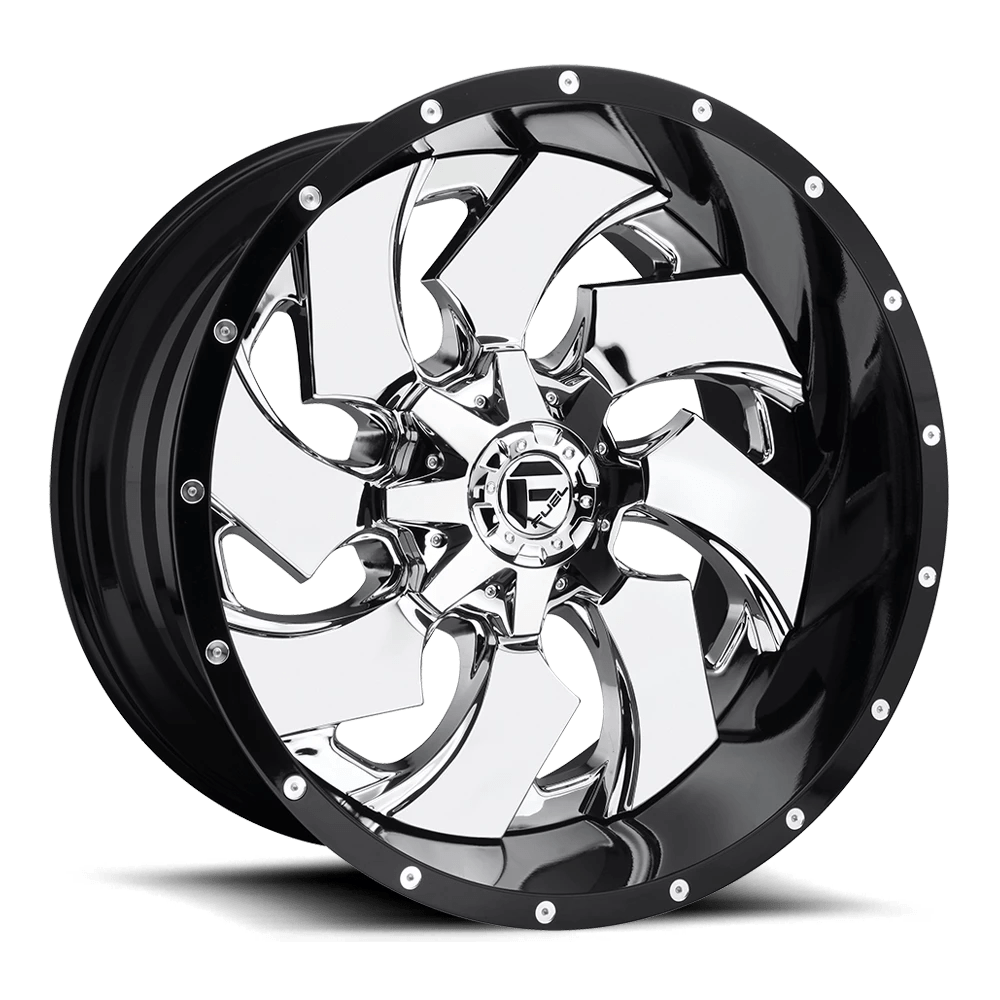 Fuel 2pc D239 Cleaver Gloss Black Milled 22x10 (-13) 8x165.1