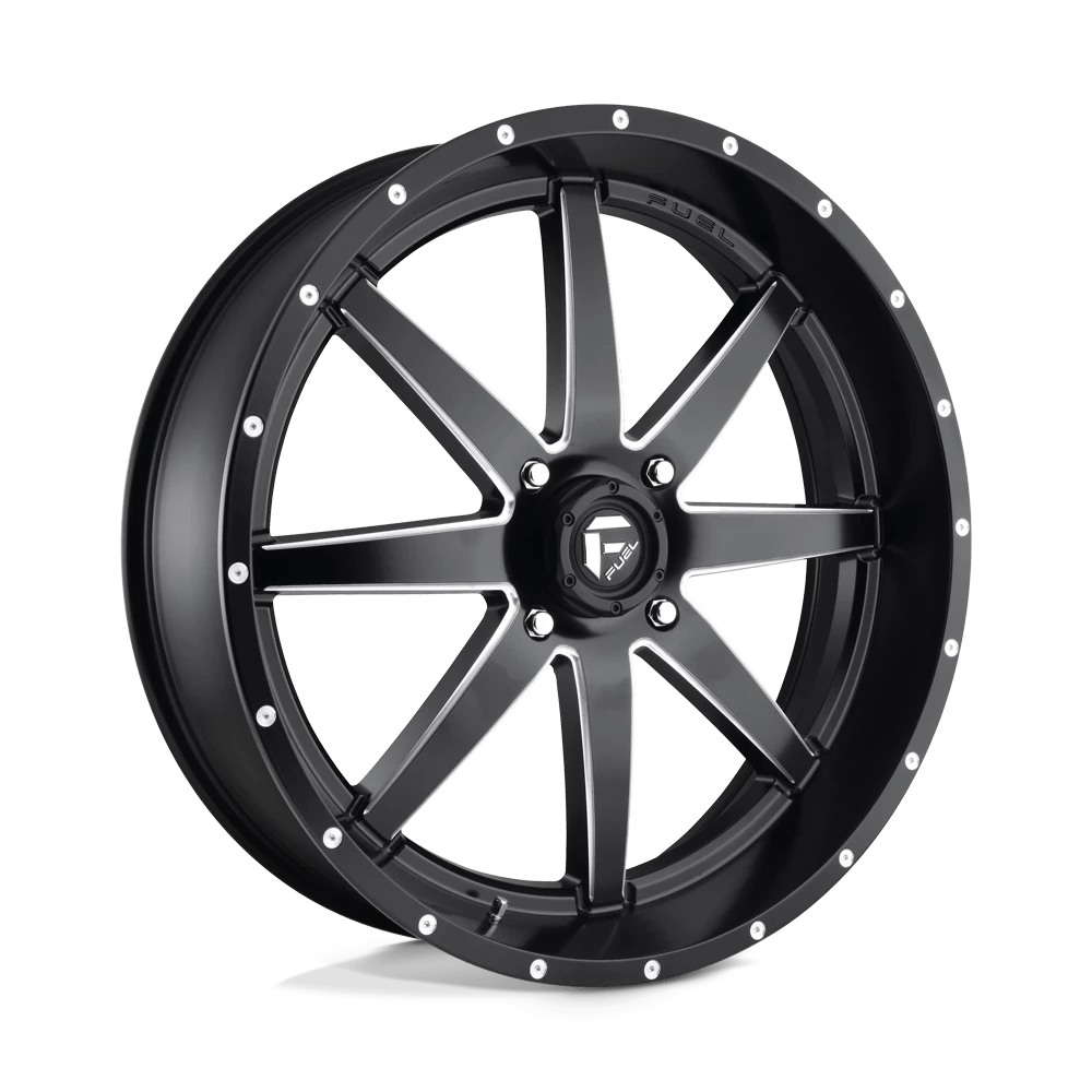 Fuel Utv D538 Maverick Matte Black Milled 24x7 (+13) 4x137