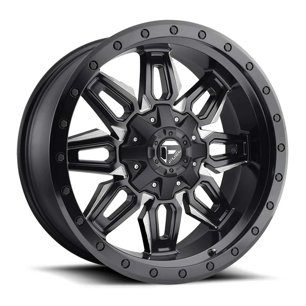 Fuel 1pc D591 Neutron Matte Black Milled 18x9 (+1) 5x139.7/5x150