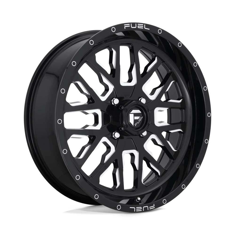 Fuel Utv D611 Stroke Gloss Black Milled 20x7 (+13) 4x137