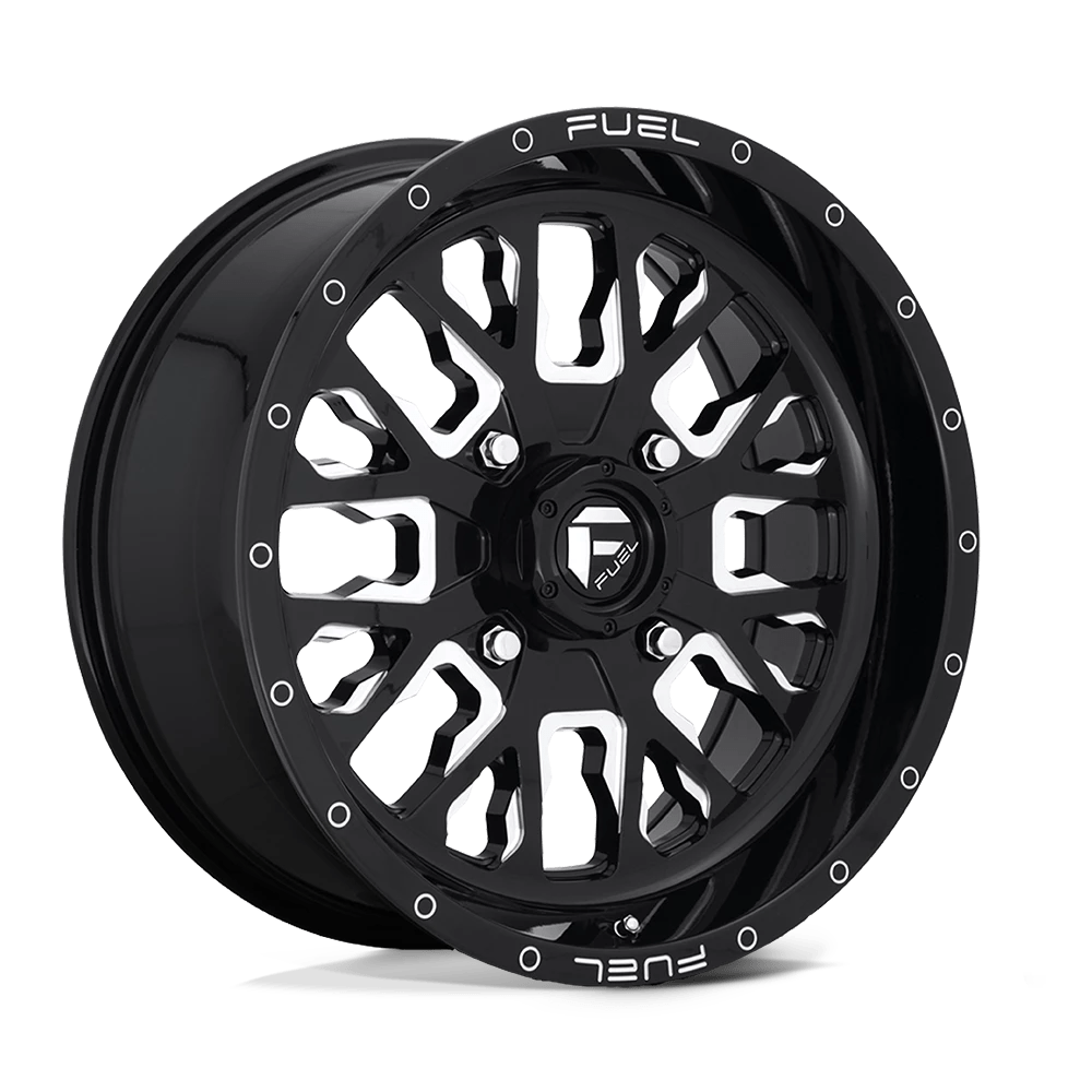 Fuel Utv D611 Stroke Gloss Black Milled 18x7 (+13) 4x137