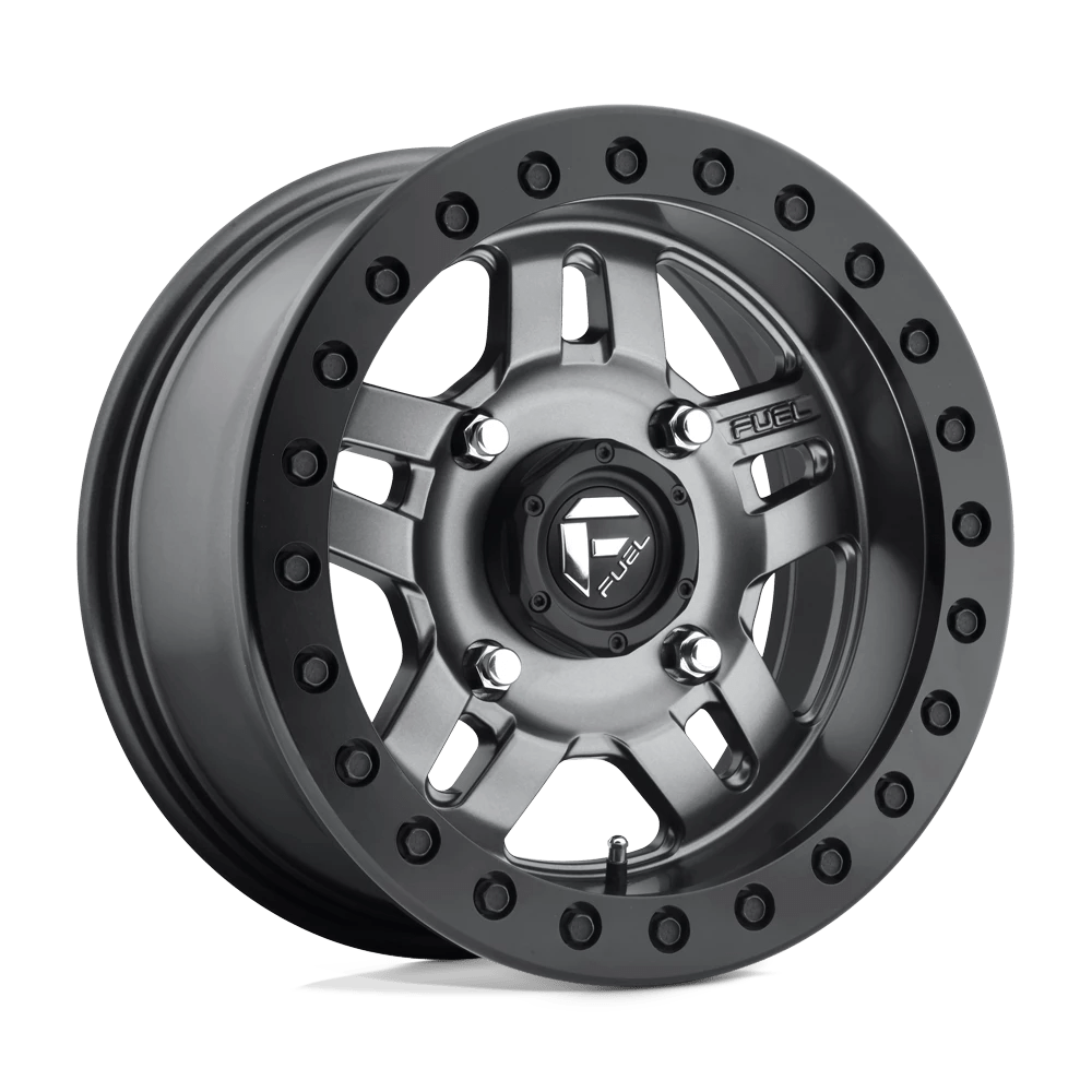 Fuel Utv D918 Anza Beadlock Matte Gun Metal 14x7 (+13) 4x137