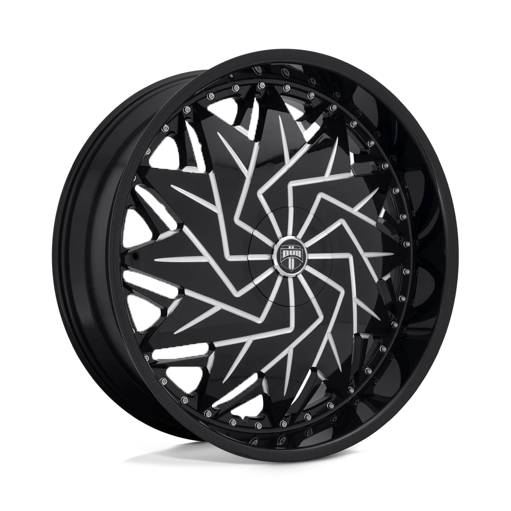 Dub 1pc S231 Dazr Gloss Black Milled 26x9 (+1) Blank