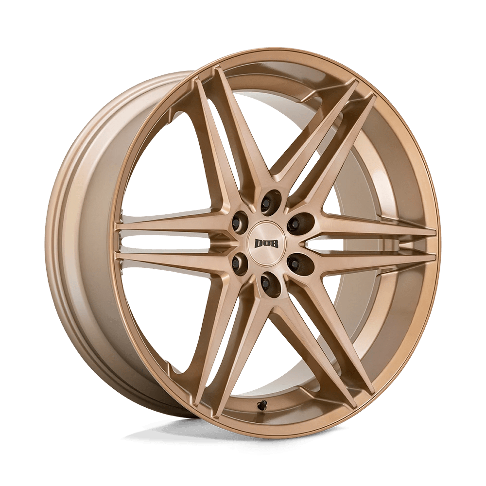 Dub 1pc S266 Dirty Dog Platinum Bronze 24x10 (+25) 6x139.7