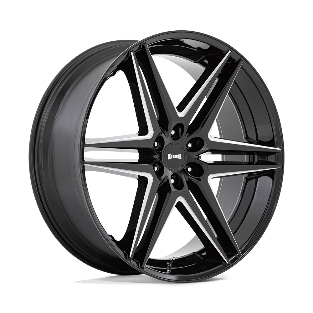 Dub 1pc S267 Dirty Dog Glossy Black Milled 26x10 (+25) 6x139.7