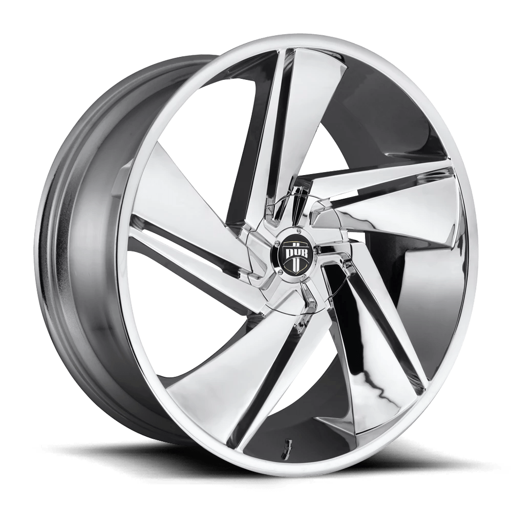 Dub 1pc S246 Fade Chrome Plated 24x10 (+35) 5x150