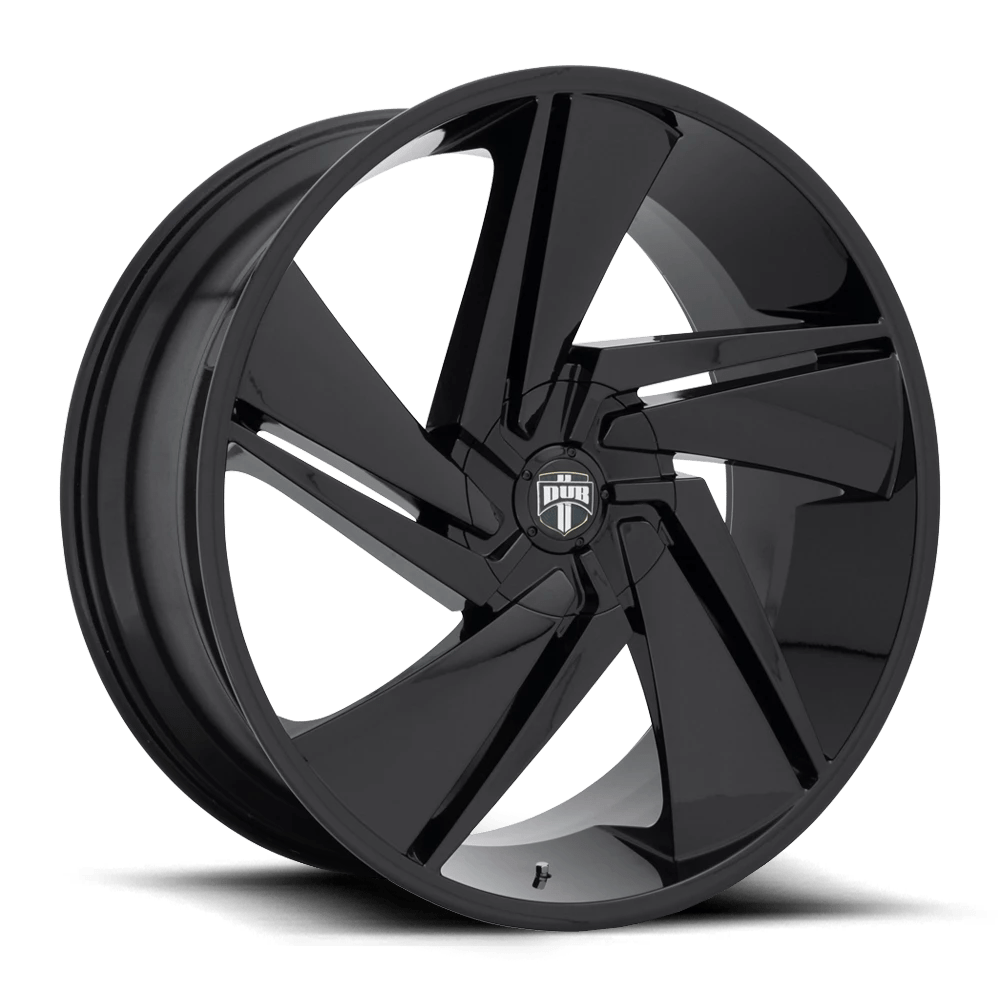 Dub 1pc S247 Fade Gloss Black 22x9.5 (+30) Blank