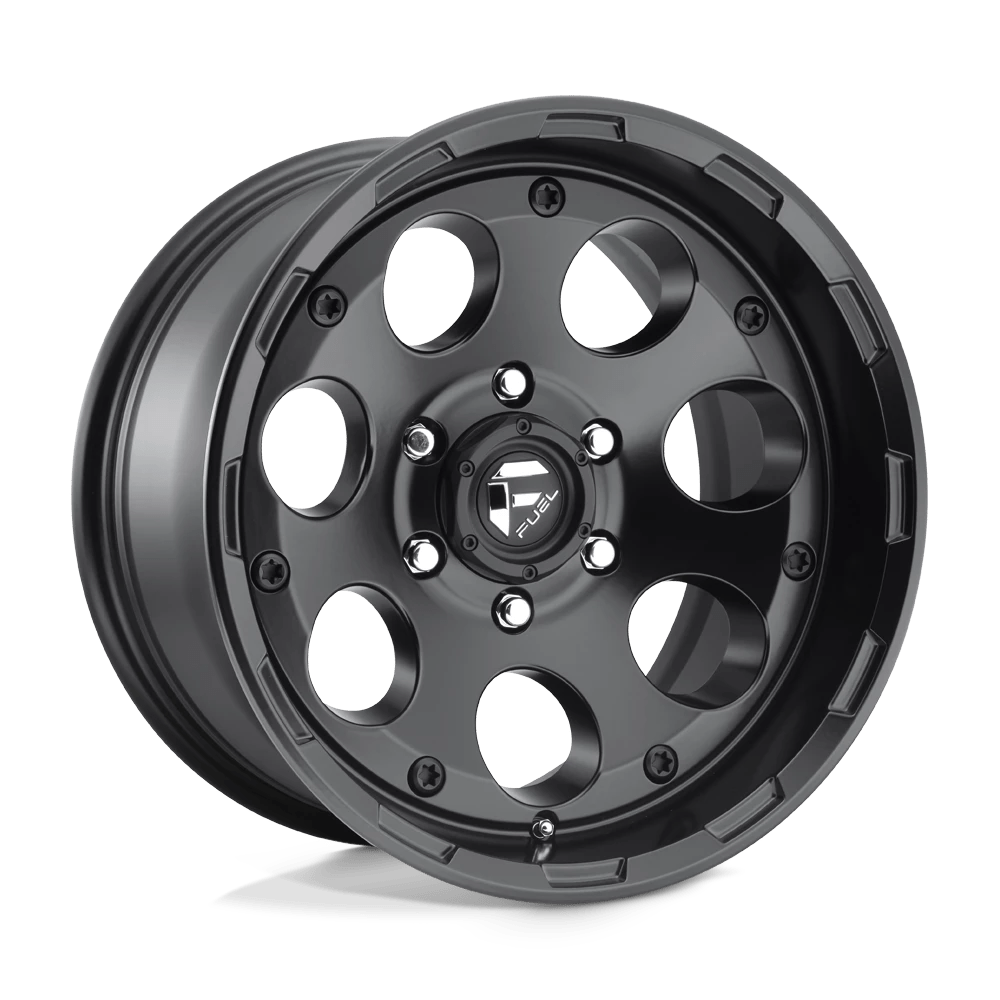 Fuel 1pc D608 Enduro Matte Black 17x9 (-12) 6x139.7