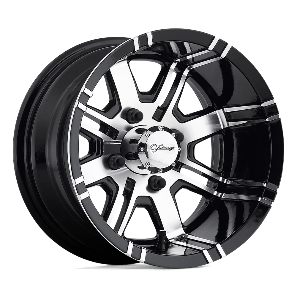 Fairway Alloys Fa119 Aggressor Machined Gloss Black 12x7 (-40) 4x101.6
