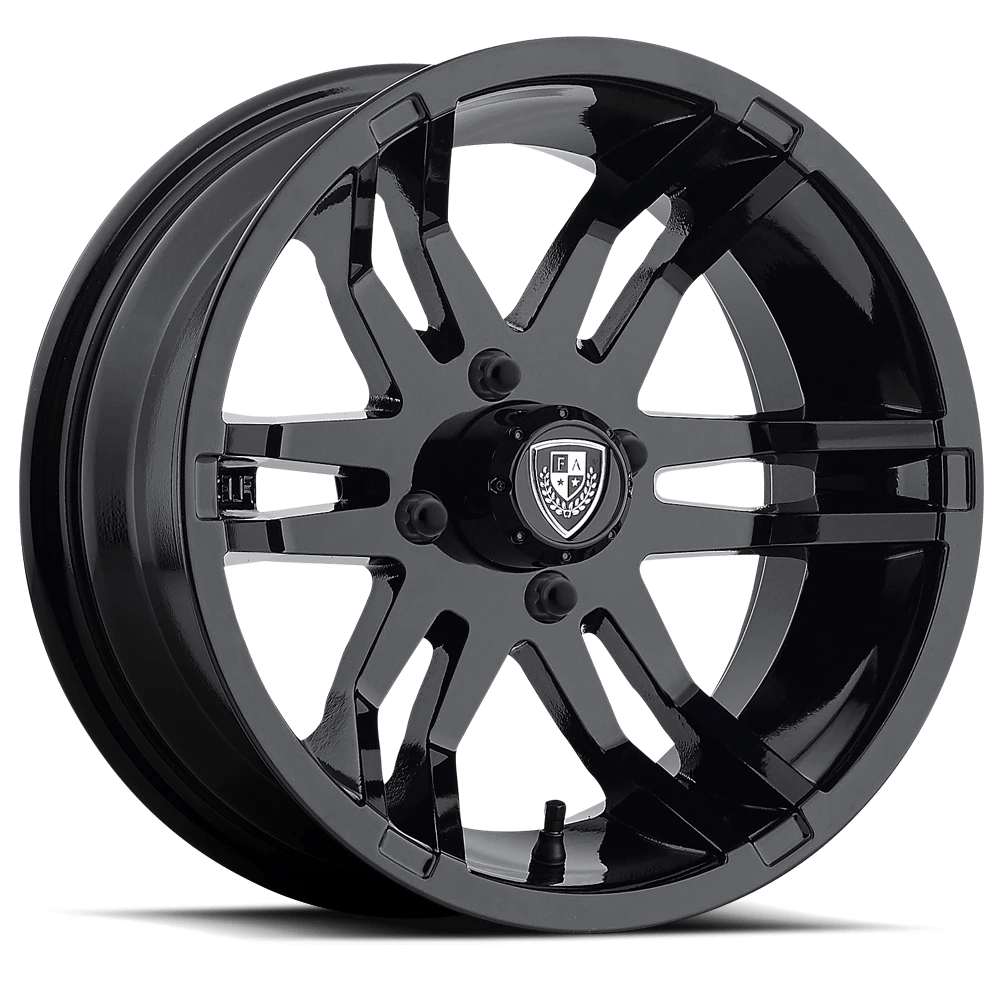 Fairway Alloys Fa140 Flex Gloss Black 14x6.5 (-20) 4x101.6