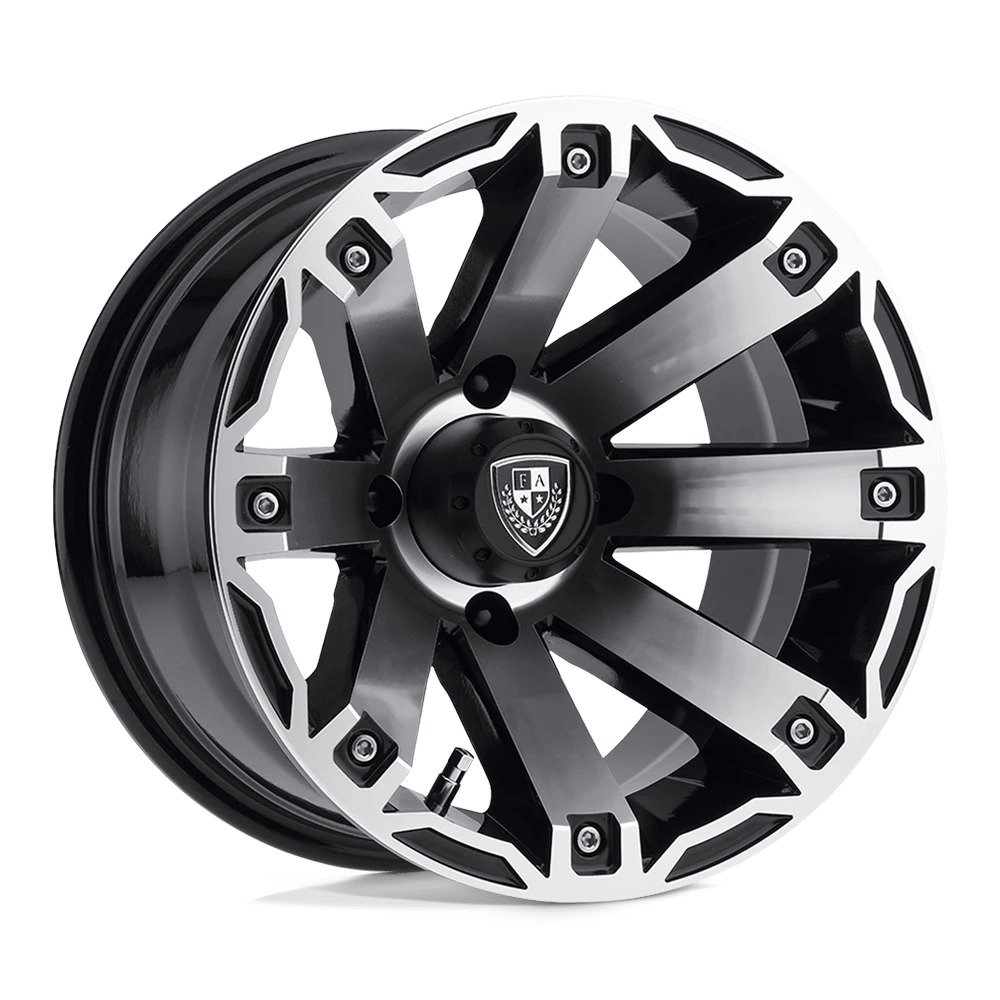 Fairway Alloys Fa143 Rage Machined Gloss Black 12x7 (-47) 4x101.6