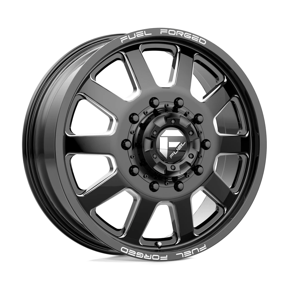 Fuel Mono De09 Ff09d Matte Black Milled 22x8.5 (+105) 10x225