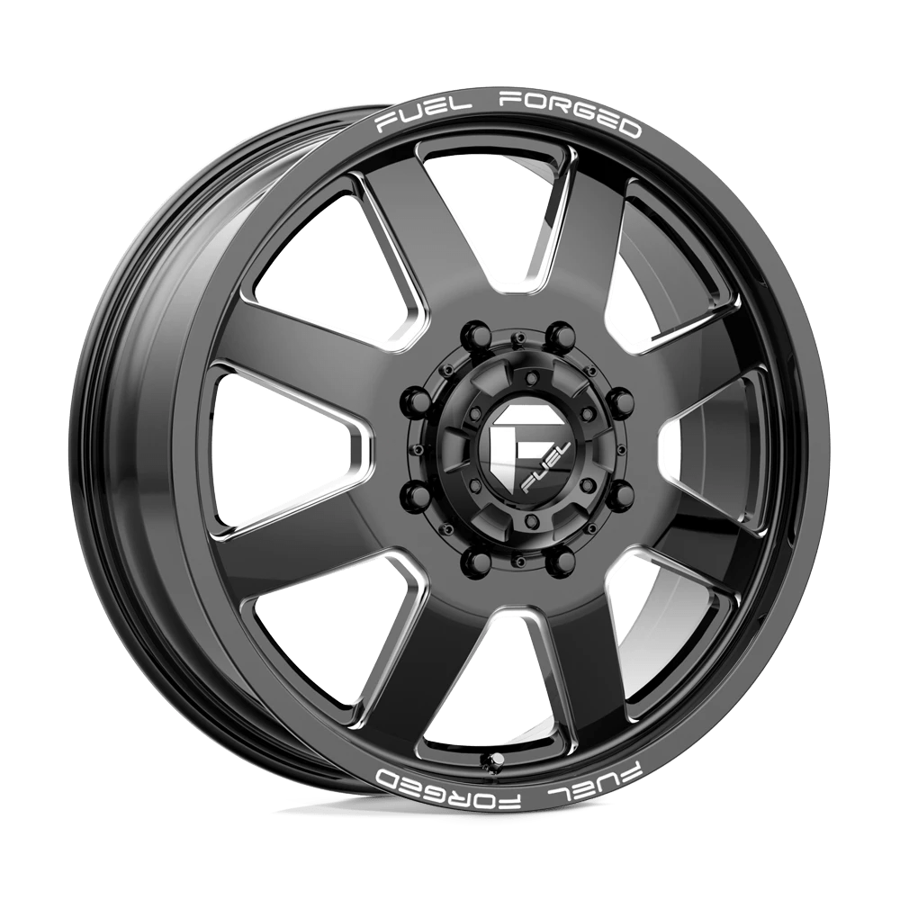 Fuel Mono De09 Ff09d Matte Black Milled 24x8.25 (-225) 10x225