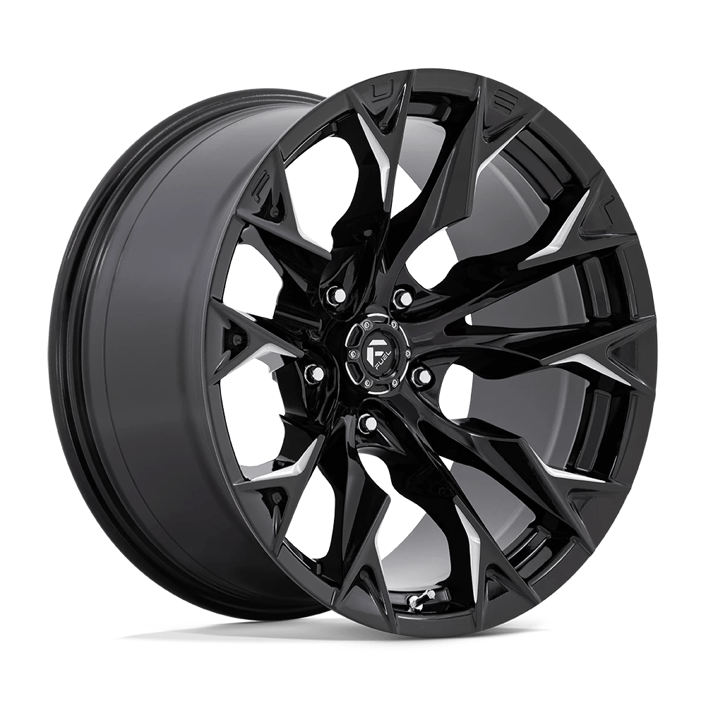 Fuel 1pc D803 Flame Gloss Black Milled 20x10 (-18) 5x139.7
