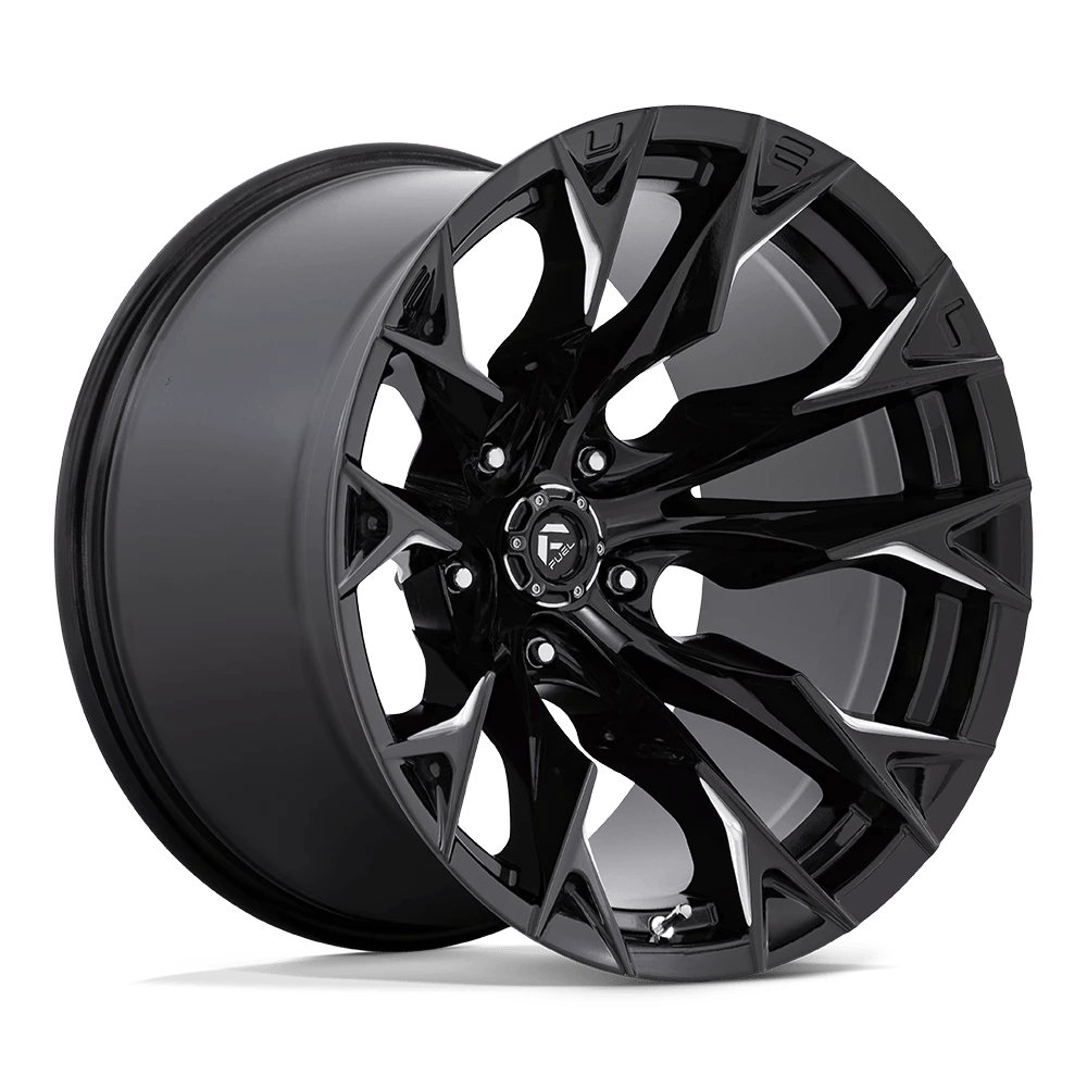 Fuel 1pc D803 Flame Gloss Black Milled 20x12 (-44) 5x139.7