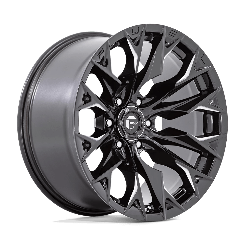 Fuel 1pc D803 Flame Gloss Black Milled 20x9 (+1) 5x139.7