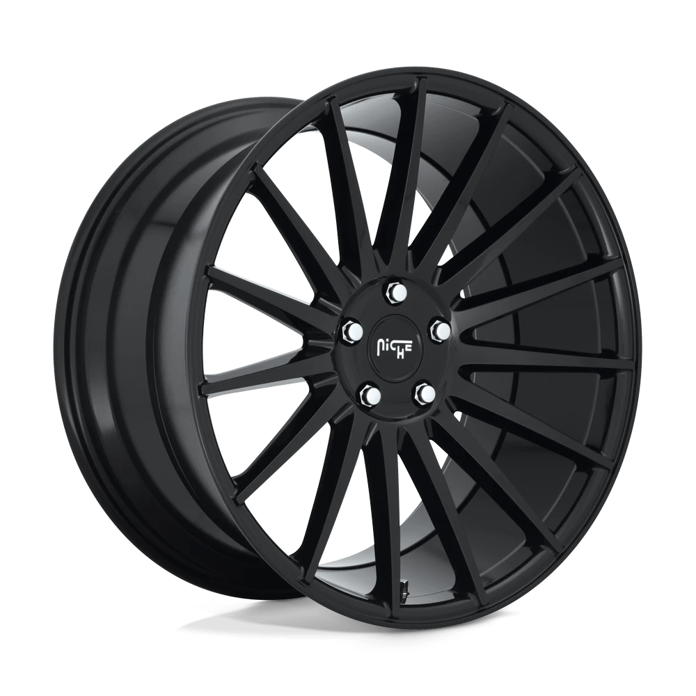 Niche 1pc M214 Form Gloss Black 20x8.5 (+34) 5x112