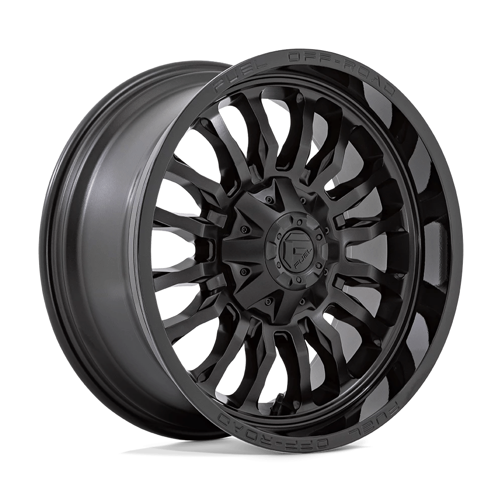 Fuel 1pc D796 Arc Matte Black With Gloss Black Lip 20x10 (-18) 5x127/5x139.7