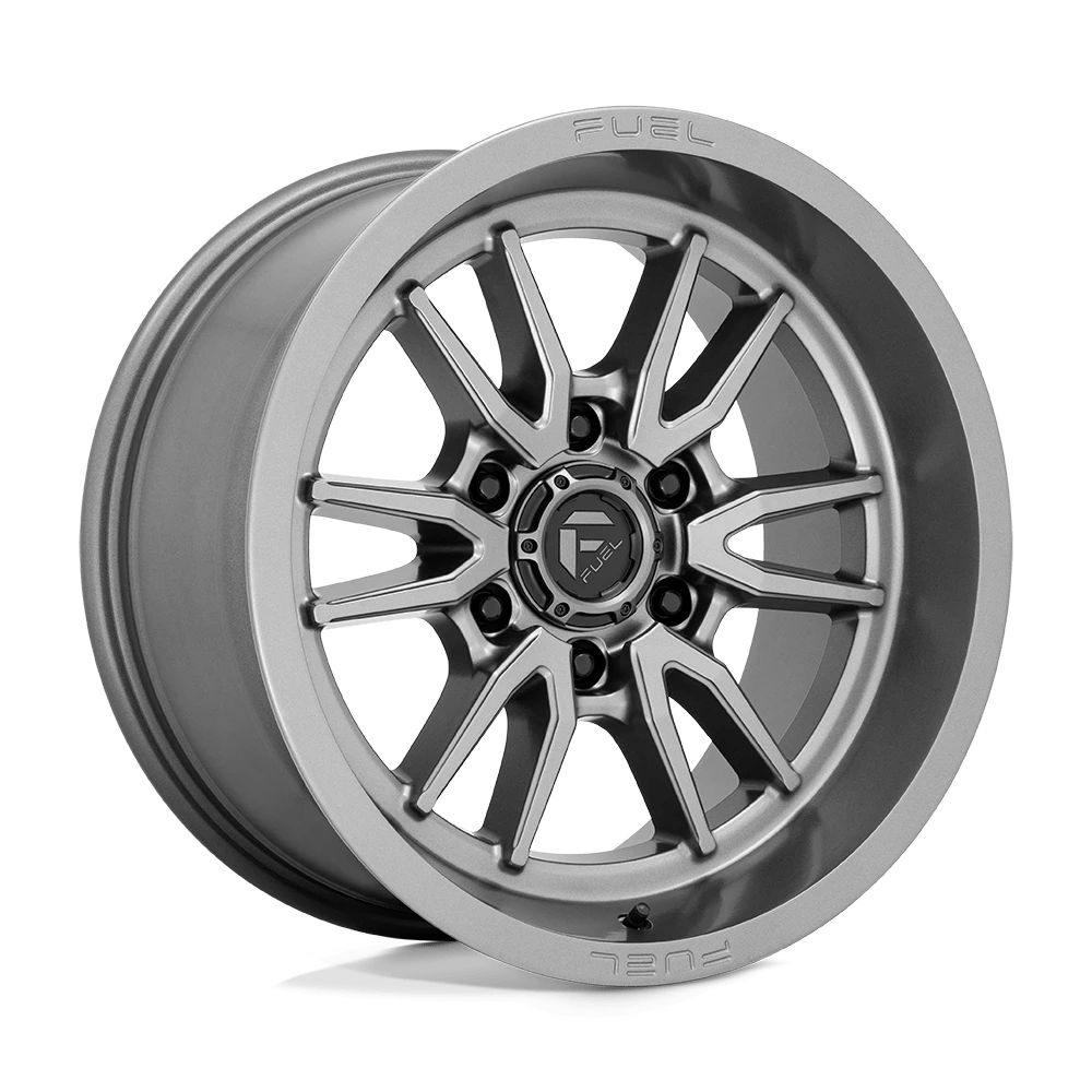 Fuel 1pc D789 Clash Gun Metal 17x9 (-12) 6x139.7