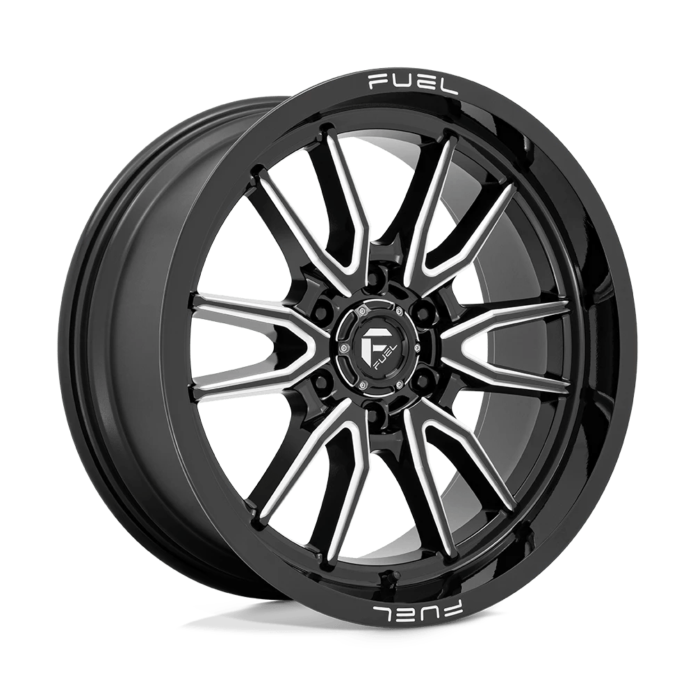 Fuel 1pc D761 Clash Gloss Black Milled 20x9 (+1) 6x135