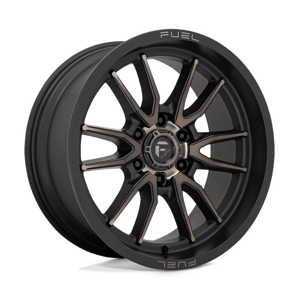 Fuel 1pc D762 Clash Matte Black Double Dark Tint 20x9 (+1) 6x114.3