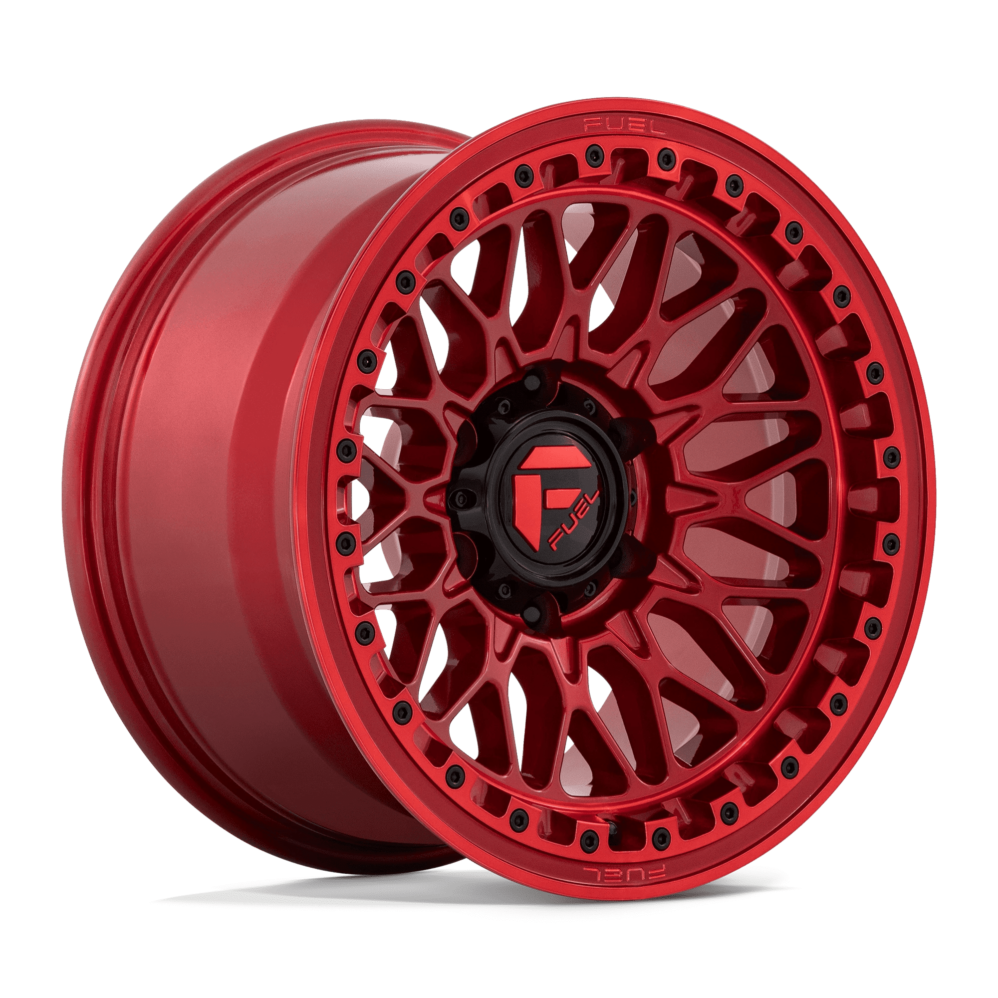 Fuel 1pc D758 Trigger Candy Red 17x9 (-12) 6x139.7