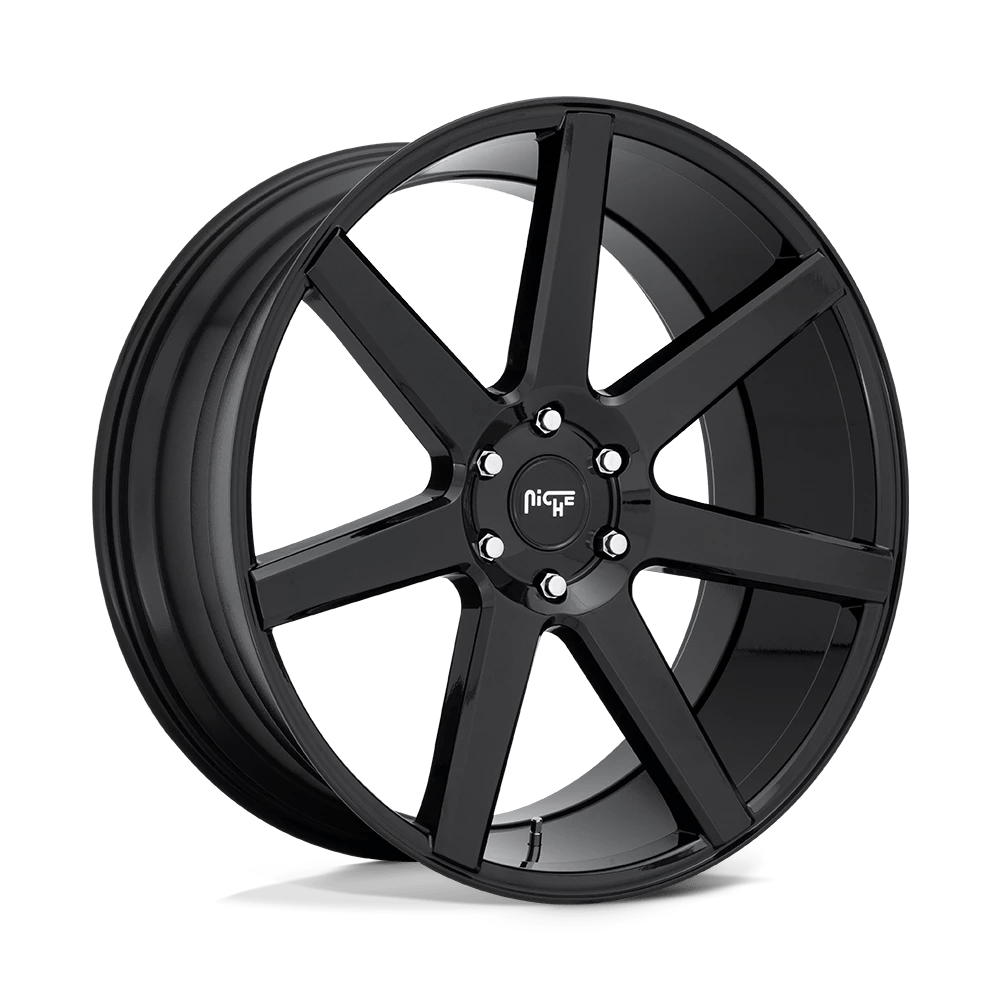 Niche 1pc M230 Future Gloss Black 20x9.5 (+30) 5x127