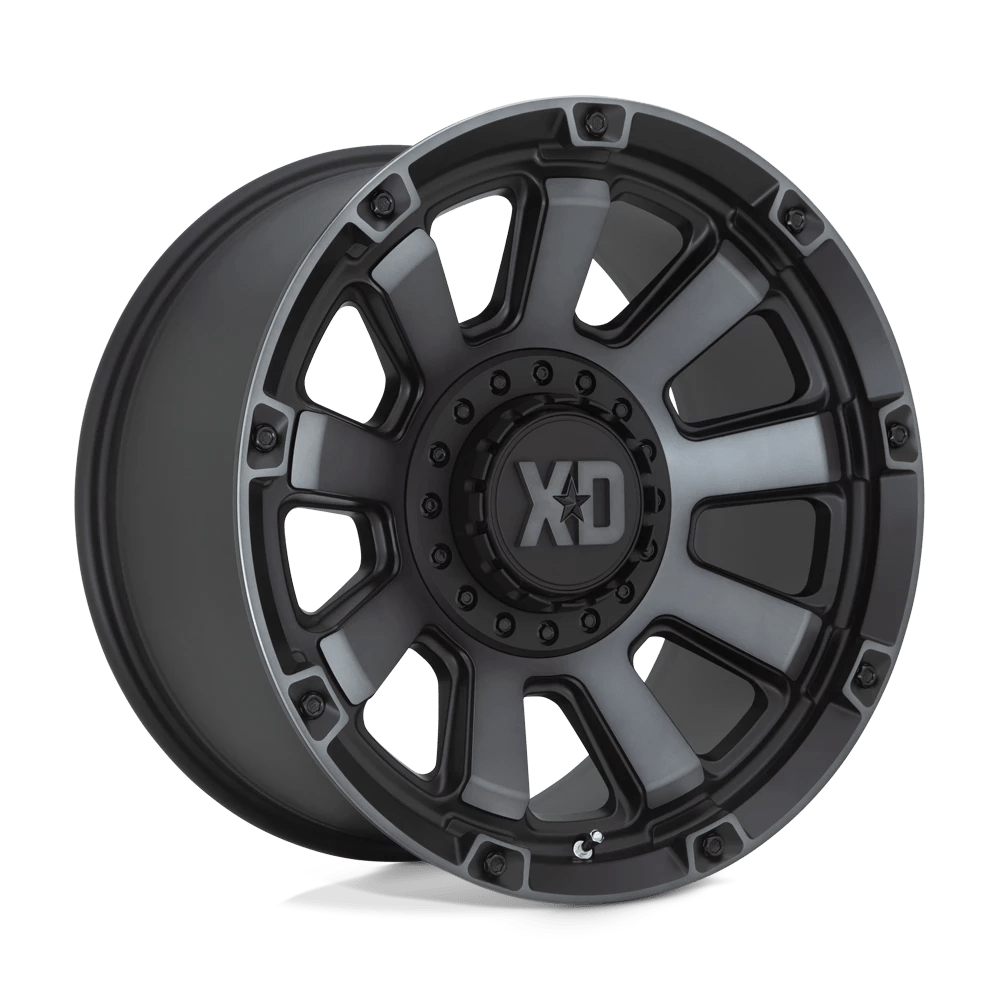 Xd Xd852 Gauntlet Satin Black With Gray Tint 20x10 (-18) 6x135/6x139.7