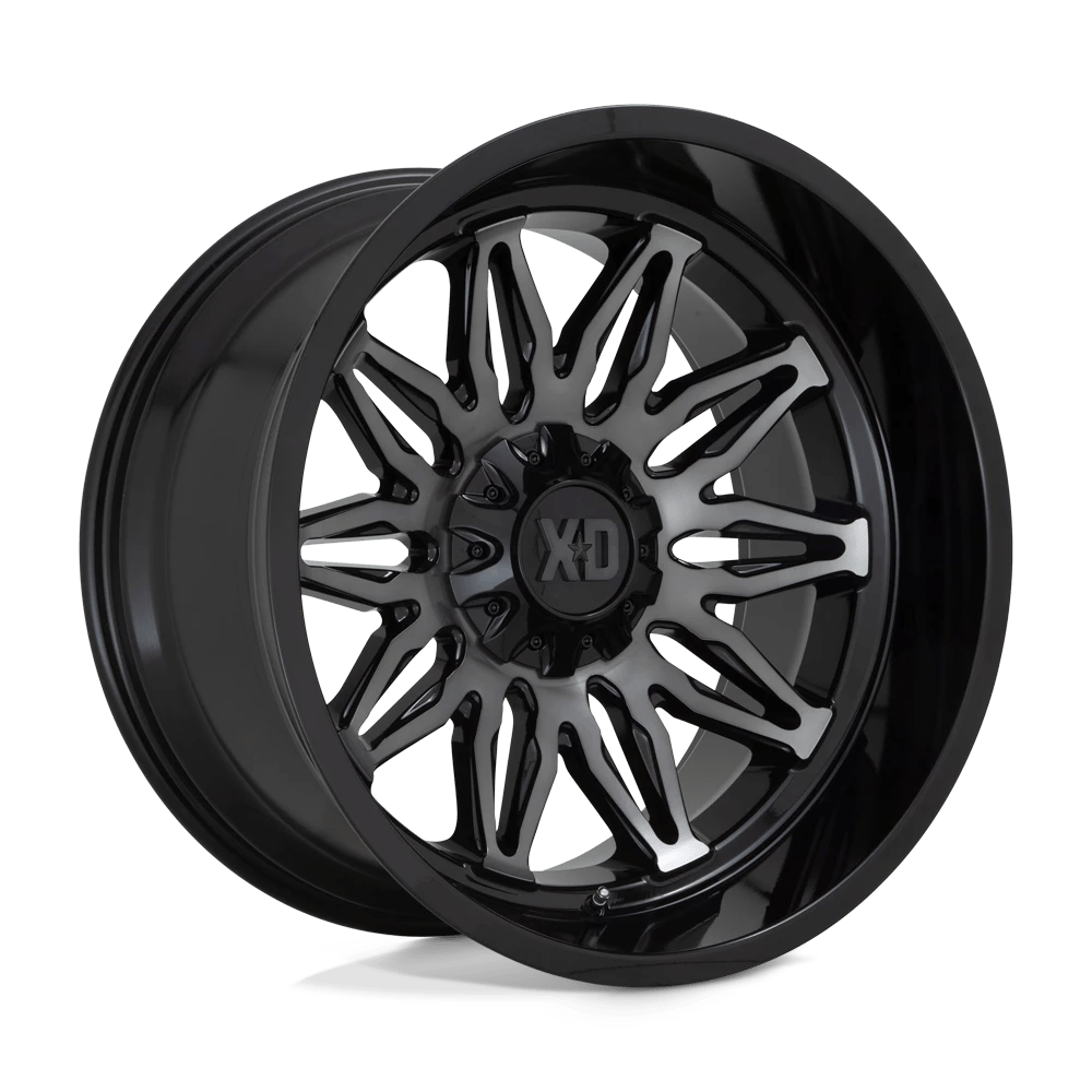 Xd Xd859 Gunner Gloss Black Machined With Gray Tint 22x10 (-18) 5x127/5x139.7