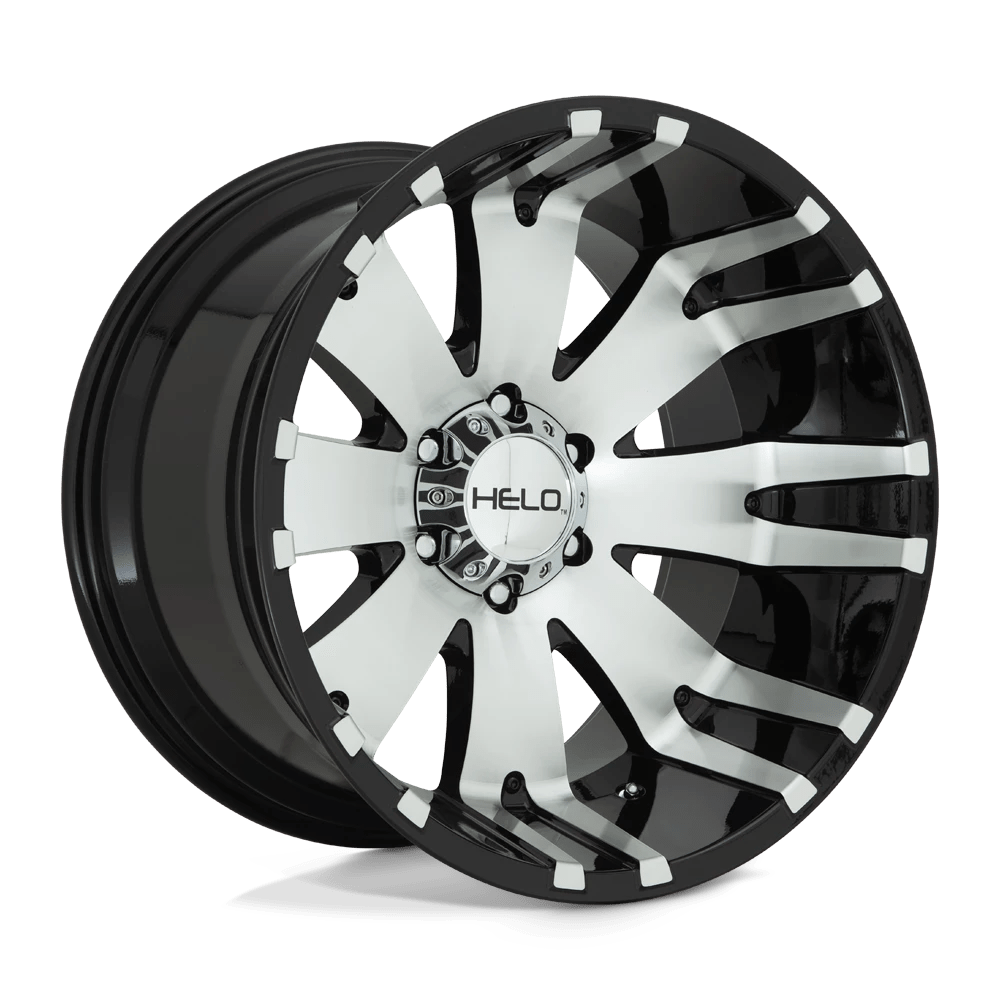 Helo He917 Gloss Black Machined 20x12 (-44) 5x139.7