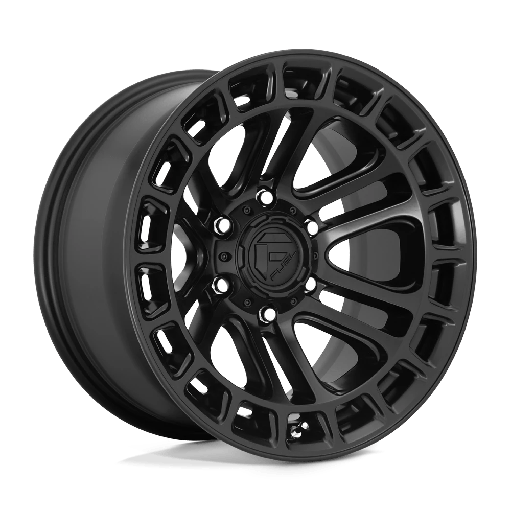 Fuel 1pc D718 Heater Matte Black 20x9 (+1) 6x139.7