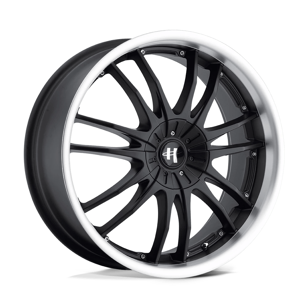 Helo He845 Gloss Black Machined 17x7.5 (+42) 5x114.3/5x127