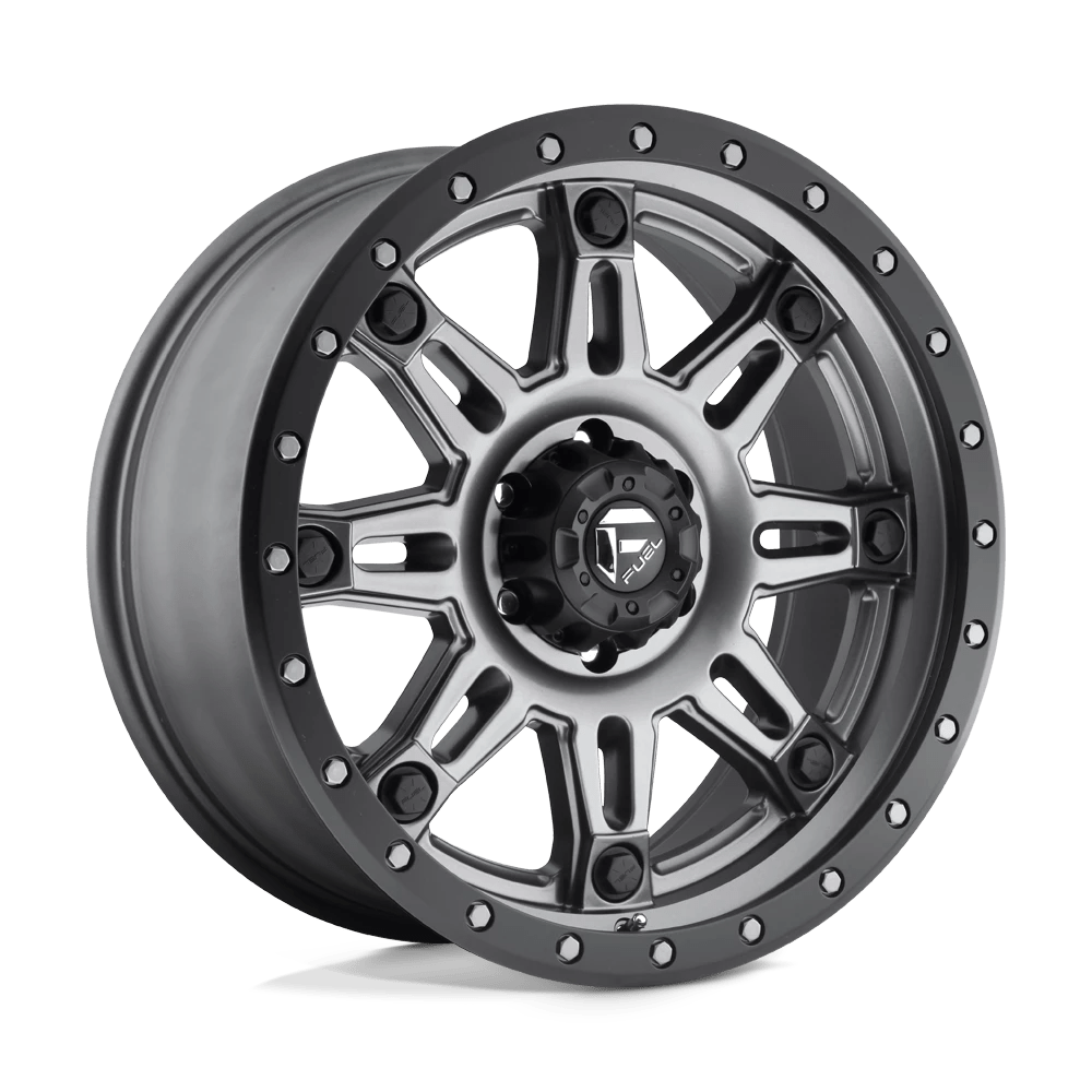 Fuel 1pc D568 Hostage Iii Matte Gun Metal Black Bead Ring 20x9 (+1) 5x150