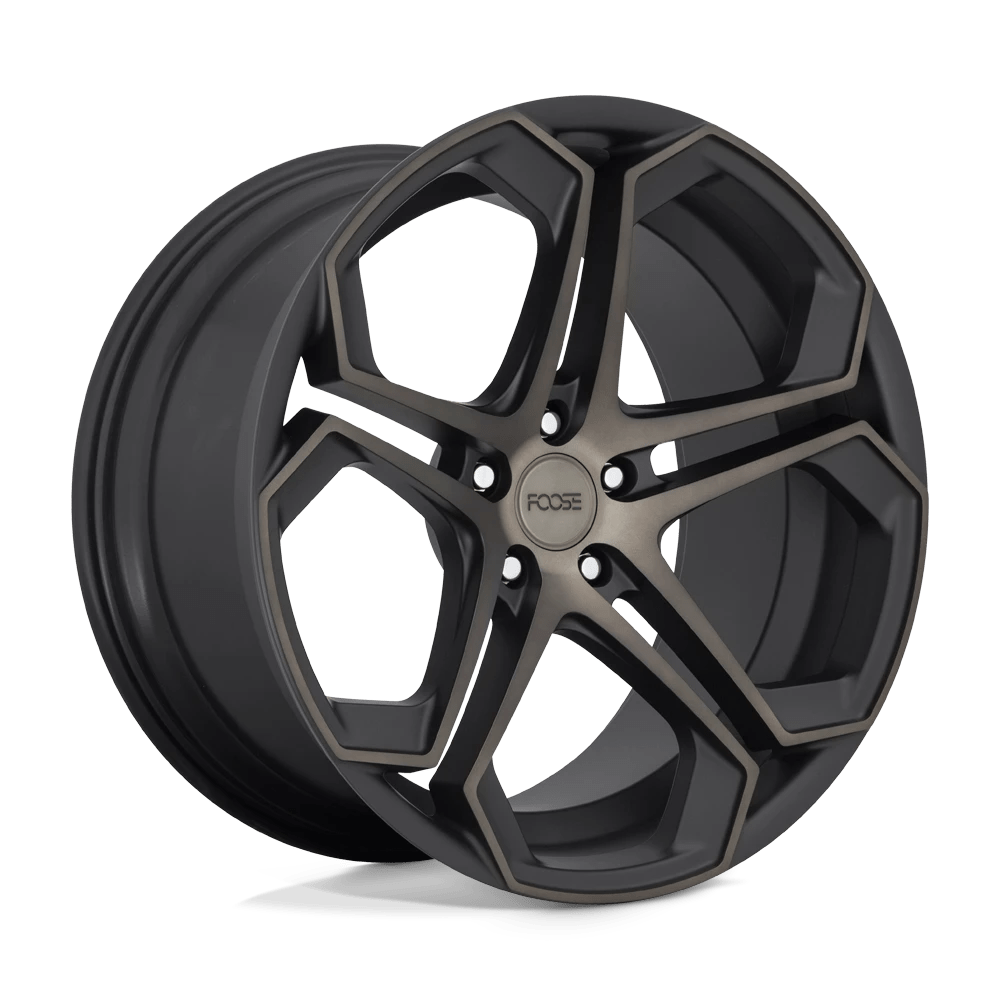 Foose 1pc F168 Impala Matte Machined Double Dark Tint 20x9 (+38) 5x108