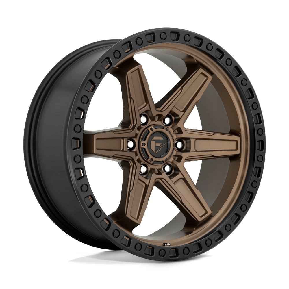Fuel 1pc D699 Kicker Matte Bronze Black Bead Ring 20x9 (+1) 6x139.7