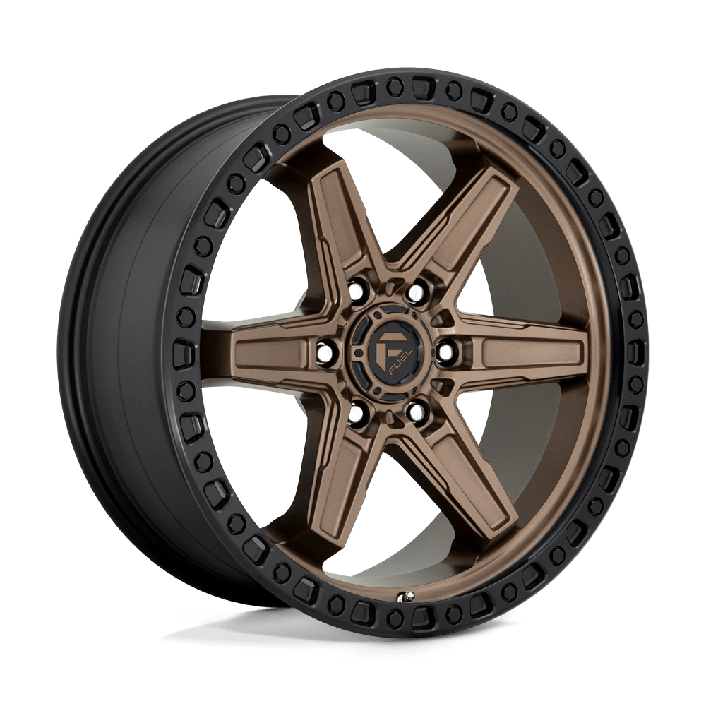 Fuel 1pc D699 Kicker Matte Bronze Black Bead Ring 20x9 (+20) 6x139.7